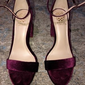 Suede Vince Camino Platform Heels